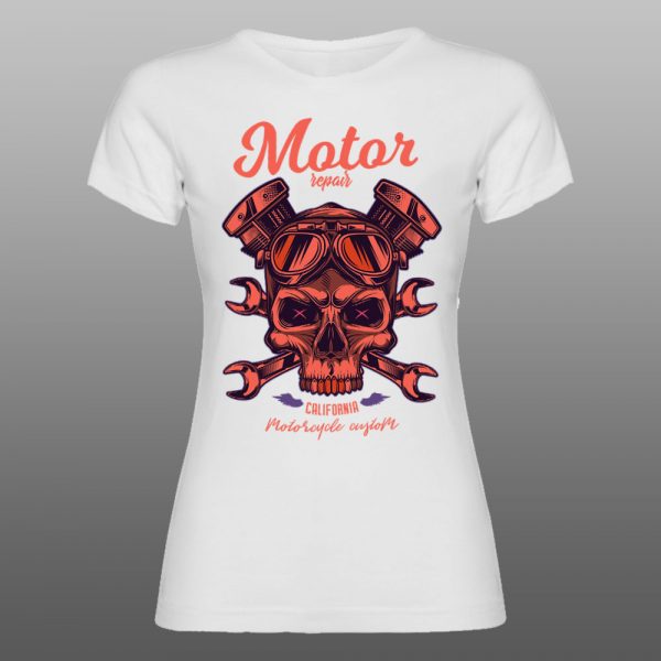 Motor repair | muška i ženska majica (bela, crna, siva) - Image 4