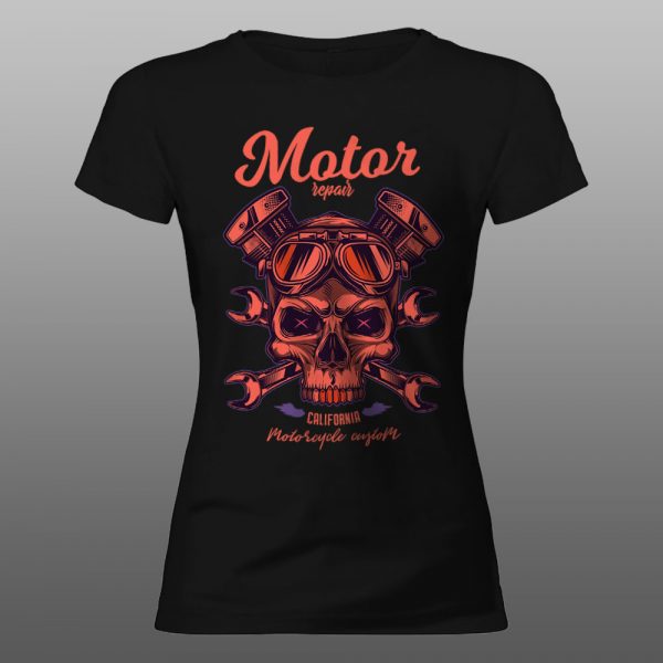 Motor repair | muška i ženska majica (bela, crna, siva) - Image 5