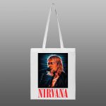 NIRVANA Kurt Cobein 1 – beli/natur ceger sa štampom