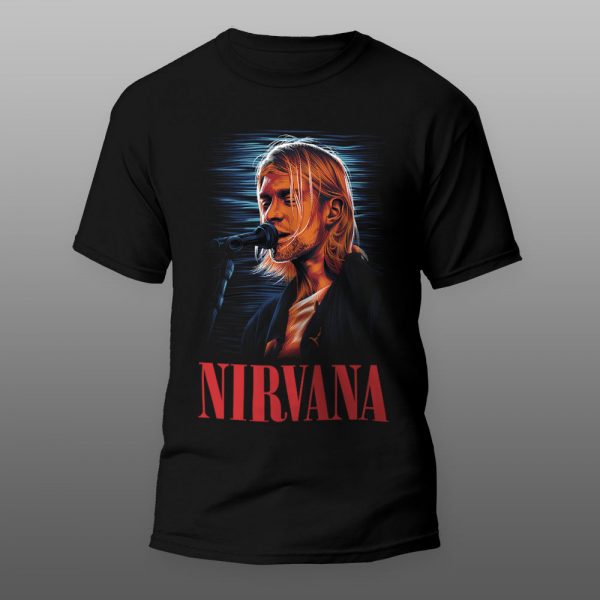 NIRVANA Kurt Cobein 1 | muška i ženska majica (bela, crna, siva) - Image 2