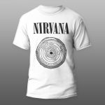 NIRVANA krug | muška i ženska majica (bela, crna, siva)