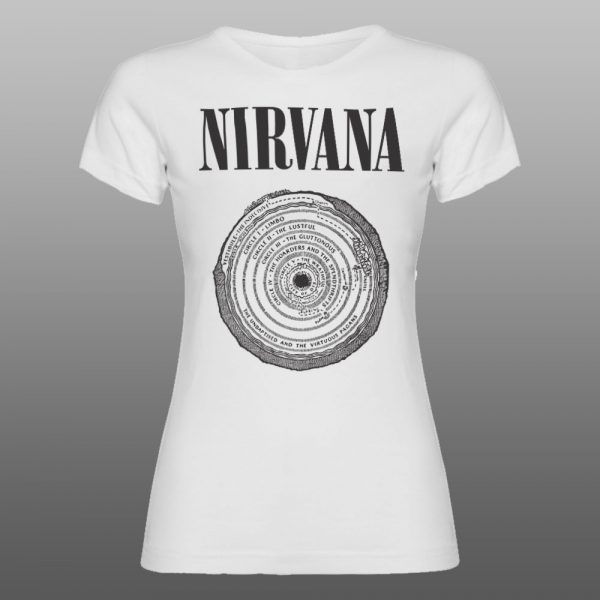 NIRVANA krug | muška i ženska majica (bela, crna, siva) - Image 4