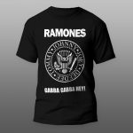 RAMONES-PRESIDENT | muška i ženska majica (bela, crna, siva) - Image 2