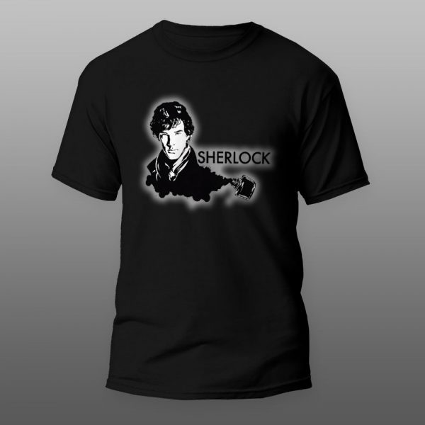 Sherlock1 | muška i ženska majica (bela, crna, siva) - Image 2