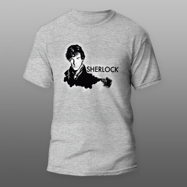 Sherlock1 | muška i ženska majica (bela, crna, siva) - Image 3