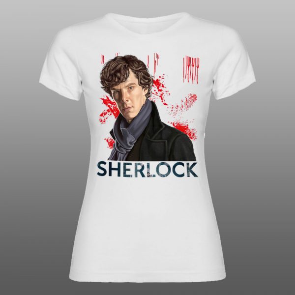 Sherlock15 | muška i ženska majica (bela, crna, siva) - Image 4