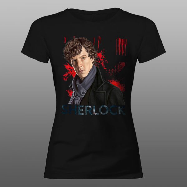 Sherlock15 | muška i ženska majica (bela, crna, siva) - Image 5