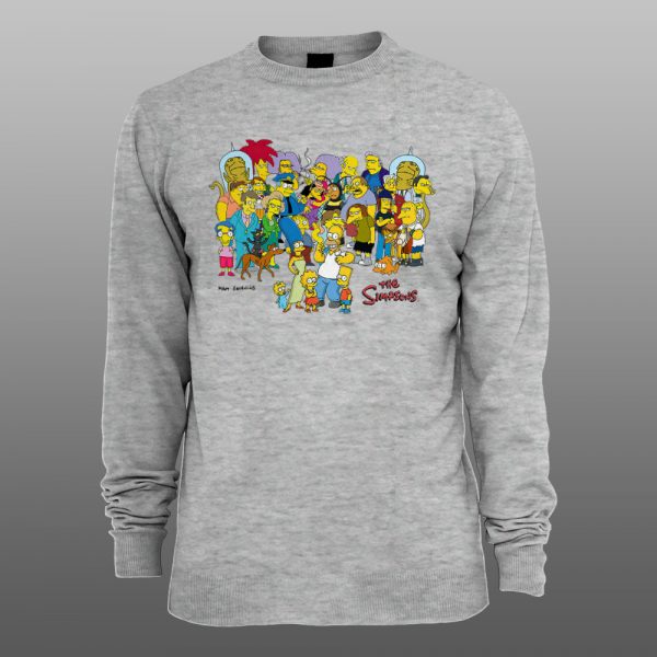 Simpsons10 | muški i ženski duks (bela, crna, siva) - Image 3