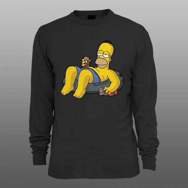 Simpsons14 | muški i ženski duks (bela, crna, siva) - Image 2