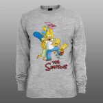 Simpsons5 | muški i ženski duks (bela, crna, siva) - Image 3