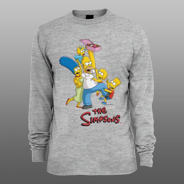 Simpsons5 | muški i ženski duks (bela, crna, siva) - Image 3