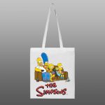 Simpsons8 – beli/natur ceger sa štampom