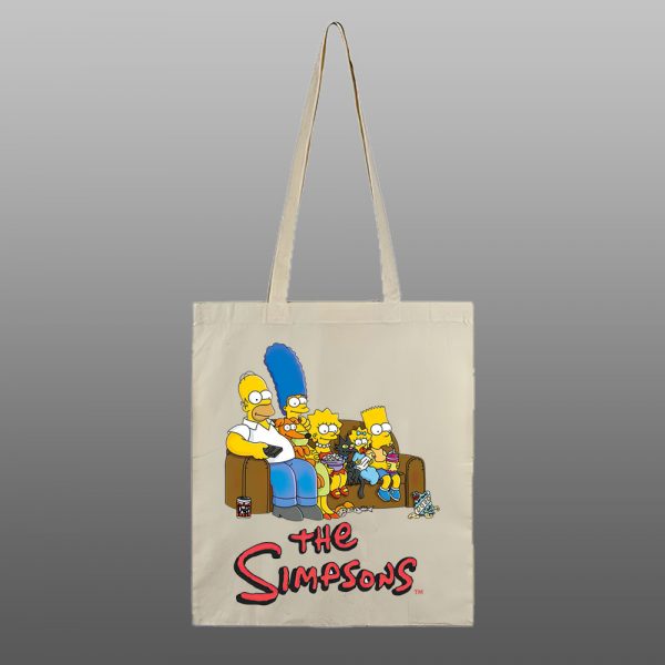 Simpsons8 – beli/natur ceger sa štampom - Image 2