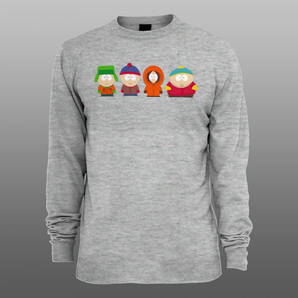 South park12 | muški i ženski duks (bela, crna, siva) - Image 3