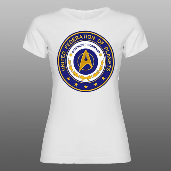 Star Trek logo4 | muška i ženska majica (bela, crna, siva) - Image 4