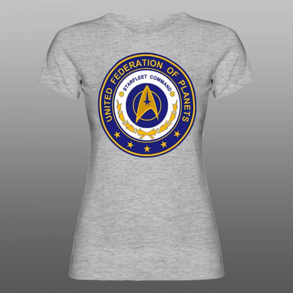 Star Trek logo4 | muška i ženska majica (bela, crna, siva) - Image 6