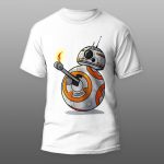 Star Wars BB-8 0 | muška i ženska majica (bela, crna, siva)