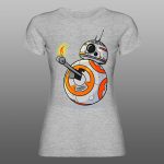 Star Wars BB-8 0 | muška i ženska majica (bela, crna, siva) - Image 5