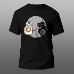 Star Wars BB-8 2 | muška i ženska majica (bela, crna, siva) - Image 2