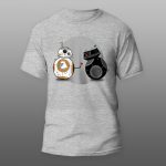 Star Wars BB-8 2 | muška i ženska majica (bela, crna, siva) - Image 3