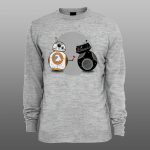Star Wars BB-8 | muški i ženski duks (bela, crna, siva) - Image 3