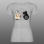 Star Wars BB-8 2 | muška i ženska majica (bela, crna, siva) - Image 6