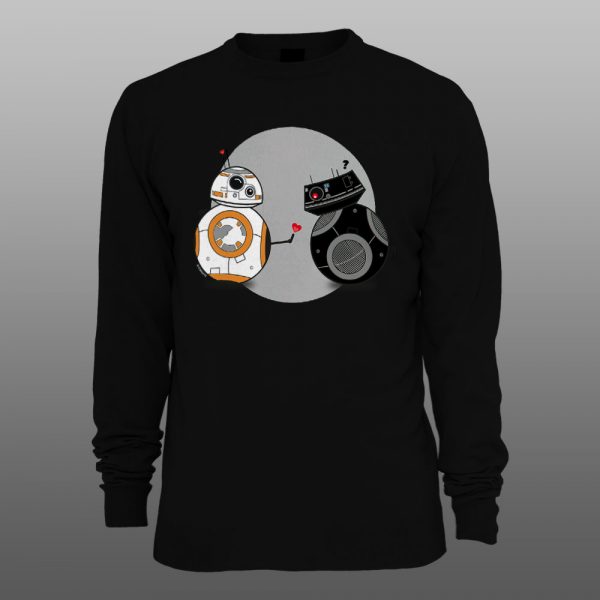 Star Wars BB-8 | muški i ženski duks (bela, crna, siva) - Image 2