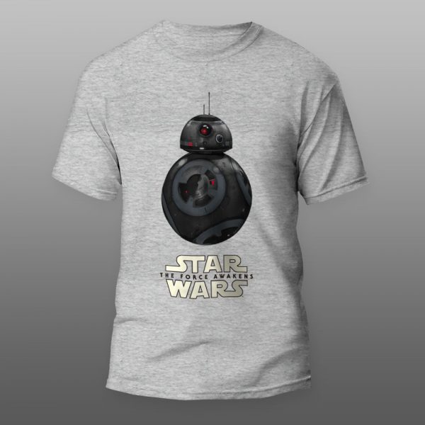 Star Wars BB-8 4 | muška i ženska majica (bela, crna, siva) - Image 3