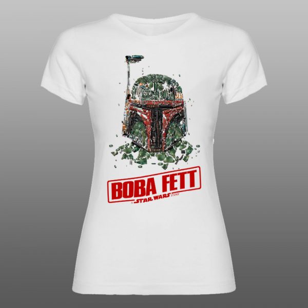 Star Wars BOBA 05 | muška i ženska majica (bela, crna, siva) - Image 4