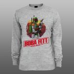 Star Wars BOBA FETT 08 |muški i ženski duks (bela, crna, siva) - Image 3