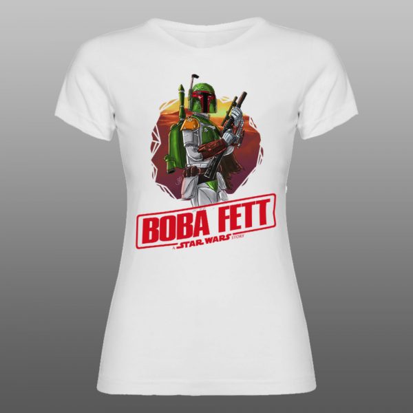 Star Wars BOBA 08 | muška i ženska majica (bela, crna, siva) - Image 4