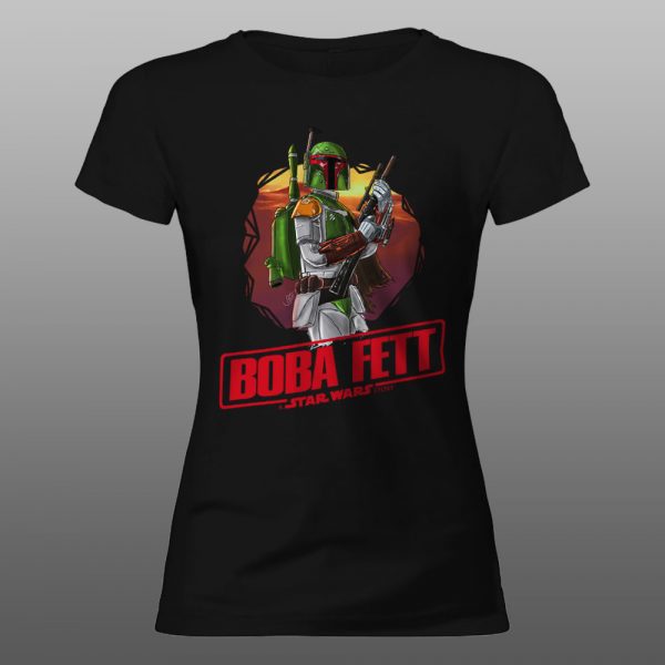 Star Wars BOBA 08 | muška i ženska majica (bela, crna, siva) - Image 5