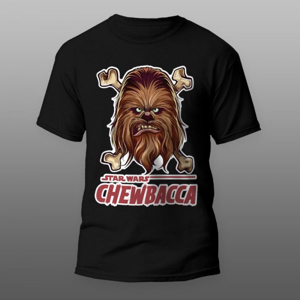 Star Wars CHEWBACCA | muška i ženska majica (bela, crna, siva) - Image 2