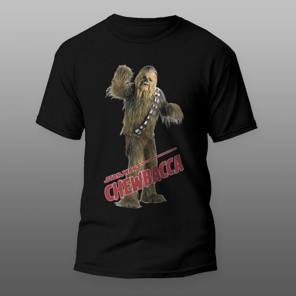 Star Wars CHEWBACCA | muška i ženska majica (bela, crna, siva) - Image 2