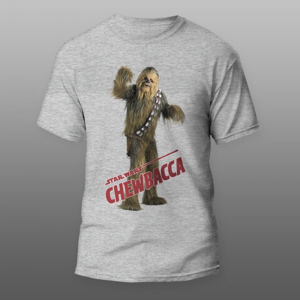 Star Wars CHEWBACCA | muška i ženska majica (bela, crna, siva) - Image 3