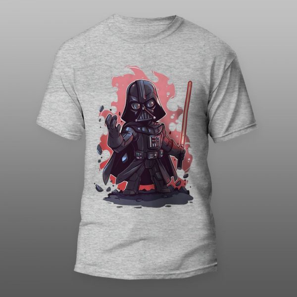 Star Wars DARTH | muška i ženska majica (bela, crna, siva) - Image 3