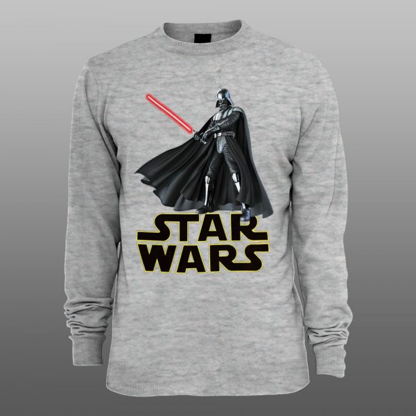 Star Wars DARTH VADER 19 |muški i ženski duks (bela, crna, siva) - Image 3