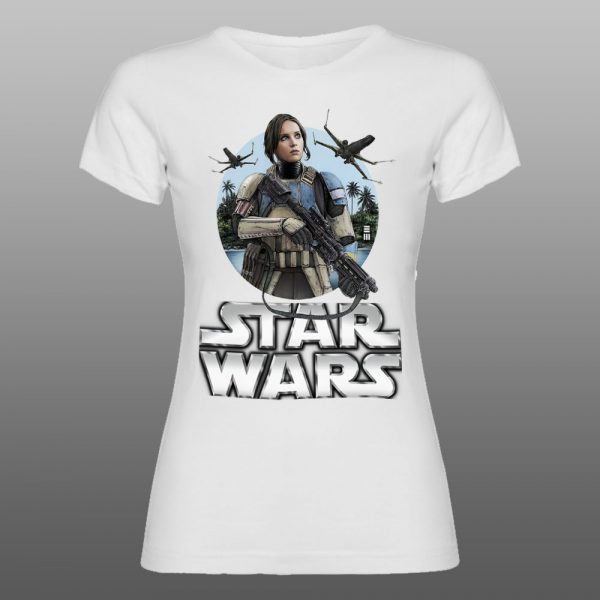 Star Wars JYN ERSO 01 | muška i ženska majica (bela, crna, siva) - Image 4