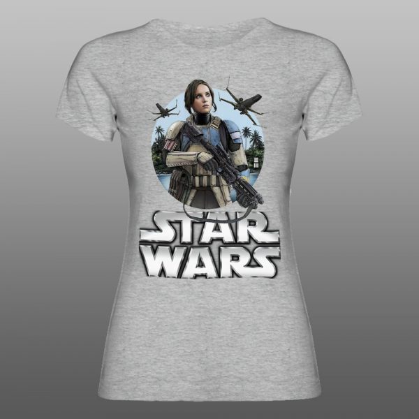 Star Wars JYN ERSO 01 | muška i ženska majica (bela, crna, siva) - Image 6