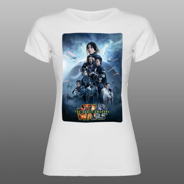 Star Wars JYN ERSO 03 | muška i ženska majica (bela, crna, siva) - Image 4