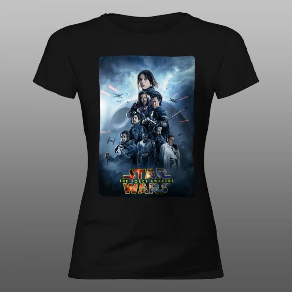 Star Wars JYN ERSO 03 | muška i ženska majica (bela, crna, siva) - Image 5