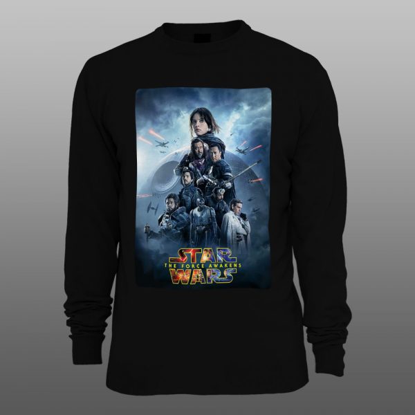 Star Wars JYN ERSO 03 |muški i ženski duks (bela, crna, siva) - Image 2