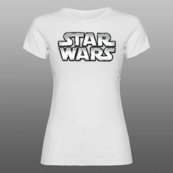 Star Wars LOGO 01 | muška i ženska majica (bela, crna, siva) - Image 4