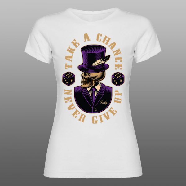 Take a chance | muška i ženska majica (bela, crna, siva) - Image 4