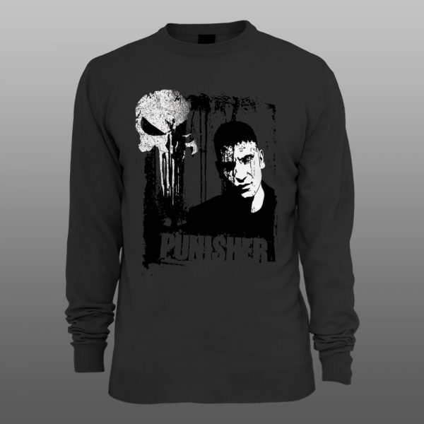 The Punisher1 | muški i ženski duks (bela, crna, siva) - Image 2
