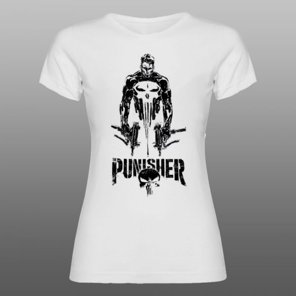 The Punisher7 | muška i ženska majica (bela, crna, siva) - Image 3
