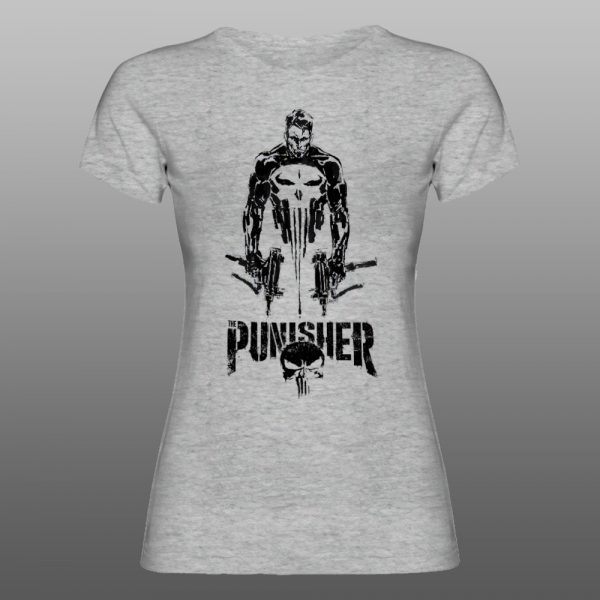 The Punisher7 | muška i ženska majica (bela, crna, siva) - Image 4