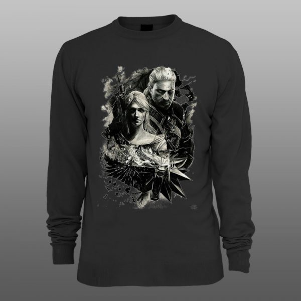 The Witcher6 | muški i ženski duks (bela, crna, siva) - Image 2