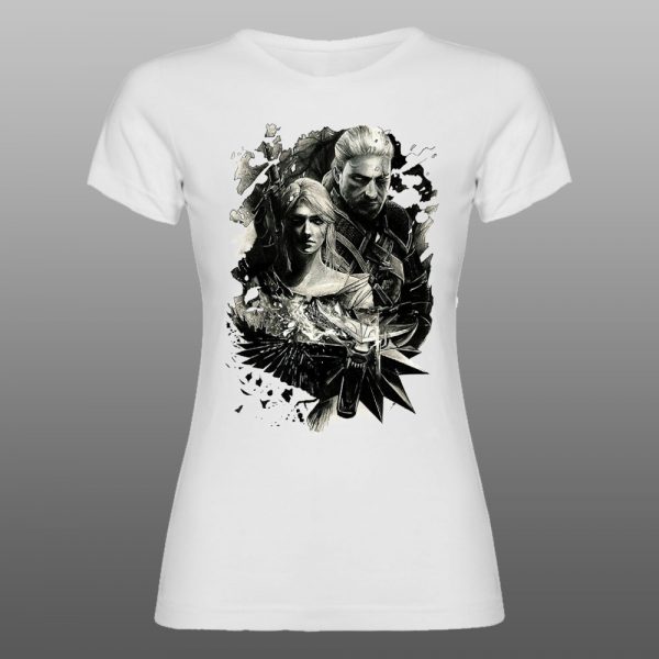The Witcher6 | muška i ženska majica (bela, crna, siva) - Image 3