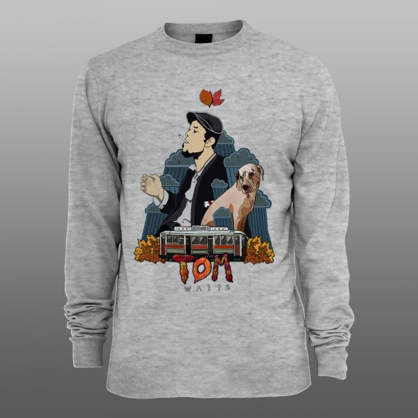 Tom Waits | muški i ženski duks (bela, crna, siva) - Image 3